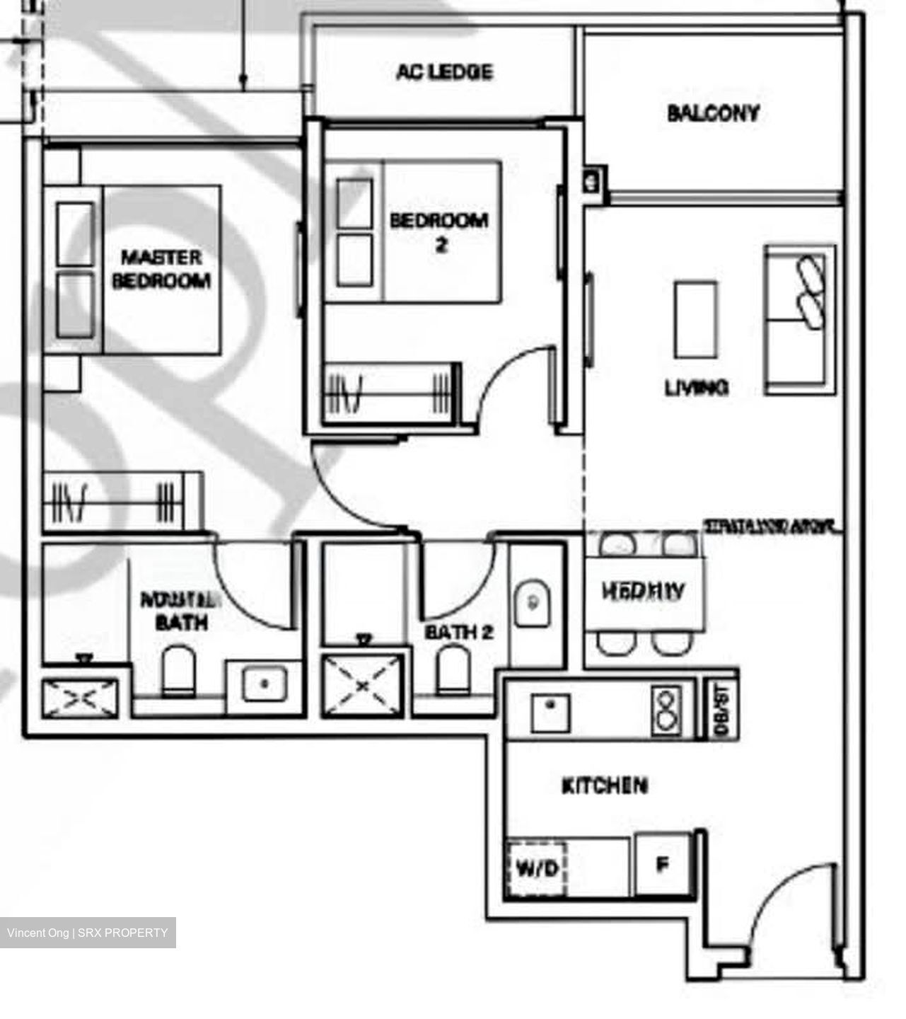 The Watergardens At Canberra (D27), Apartment #556624701
